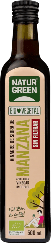 6,95 € Envoi gratuit | Vinaigre Natur Green Sidra de Manzana sin Filtrar Principauté des Asturies Espagne Eco — Biologique Bouteille Medium 50 cl
