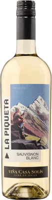 8,95 € 免费送货 | 白酒 Casa Solís La Piqueta 智利 Sauvignon White 瓶子 75 cl