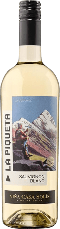 9,95 € Free Shipping | White wine Casa Solís La Piqueta Chile Sauvignon White Bottle 75 cl