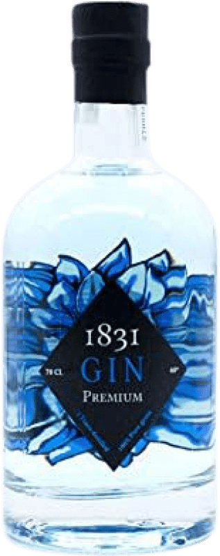 21,95 € Kostenloser Versand | Gin Manuel Acha 1831 Gin Azul Baskenland Spanien Flasche 70 cl