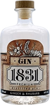 27,95 € 免费送货 | 金酒 Gin Manuel Acha 1831 巴斯克地区 西班牙 70 cl Ginger — 姜, Rhubarb — 大黄