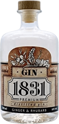 19,95 € Spedizione Gratuita | Gin Manuel Acha 1831 Ginger & Rhubarb Menta Paese Basco Spagna Bottiglia 70 cl