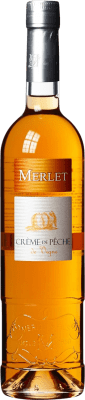 29,95 € Envío gratis | Crema de Licor Merlet Peche Francia Botella 70 cl