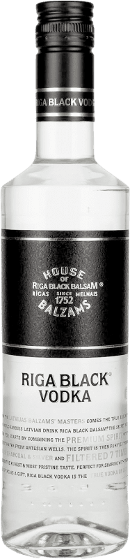 16,95 € 送料無料 | ウォッカ Riga Black ラトビア ミディアムボトル 50 cl