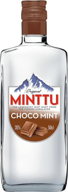 29,95 € 免费送货 | 利口酒 Minttu 西班牙 中瓶装 50 cl Chocolat — 巧克力, Mint — 薄荷