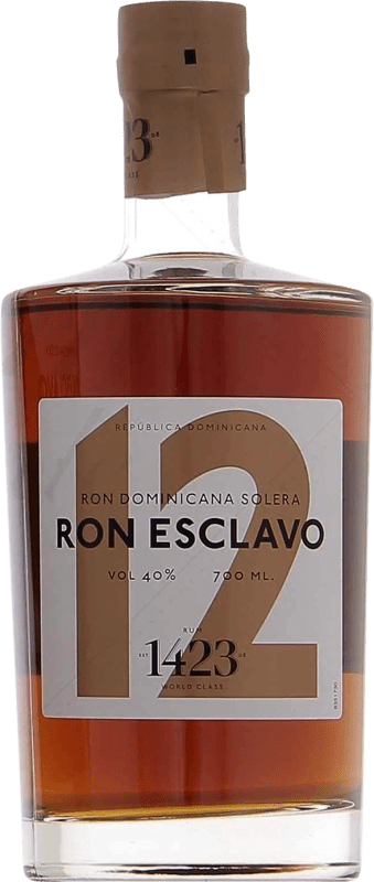 53,95 € Free Shipping | Rum Esclavo Solera Dominican Republic 12 Years Bottle 70 cl