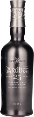 2 292,95 € Бесплатная доставка | Виски из одного солода Ardbeg Айла Объединенное Королевство 25 Лет бутылка 70 cl