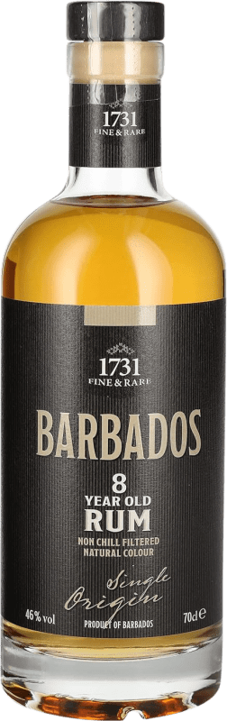 83,95 € Spedizione Gratuita | Rum 1731 Fine & Rare Barbados Single Origin Barbados 8 Anni 70 cl