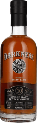 112,95 € Бесплатная доставка | Виски из одного солода Darkness Benrinnes Oloroso Cask Объединенное Королевство 10 Лет бутылка Medium 50 cl