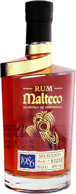 244,95 € Бесплатная доставка | Ром Licorera Quezalteca Malteco Selección Панама бутылка 70 cl