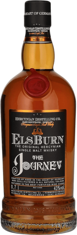 96,95 € Kostenloser Versand | Whiskey Single Malt Hercynian Elsburn The Journey Harzer Deutschland Flasche 70 cl