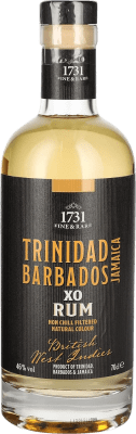 49,95 € Envío gratis | Ron 1731 Fine & Rare Trinidad Barbados Jamaica British West Indies XO Extra Old — Extra Viejo Belice Botella 70 cl