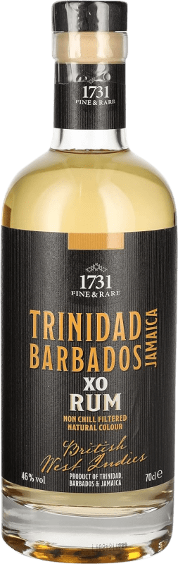 79,95 € 免费送货 | 朗姆酒 ‎1731 Fine & Rare Trinidad Barbados Jamaica British West Indies XO 伯利兹 瓶子 70 cl