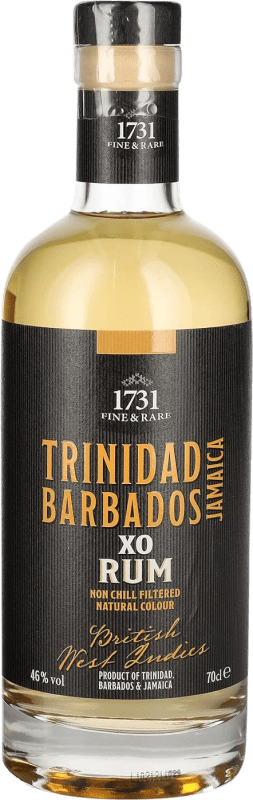 49,95 € 送料無料 | ラム 1731 Fine & Rare Trinidad Barbados Jamaica British West Indies XO Extra Old — エクストラオールド ベリーズ 70 cl