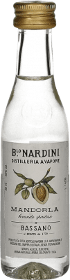 8,95 € Envío gratis | Caja de 3 unidades Licores Bortolo Nardini Mandorla Abruzzo Italia Botellín Miniatura 4 cl