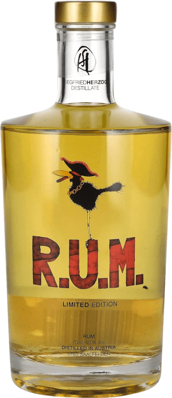 66,95 € Бесплатная доставка | Ром Siegfried Herzog Destillate R.U.M Ограниченный выпуск Австрия 70 cl