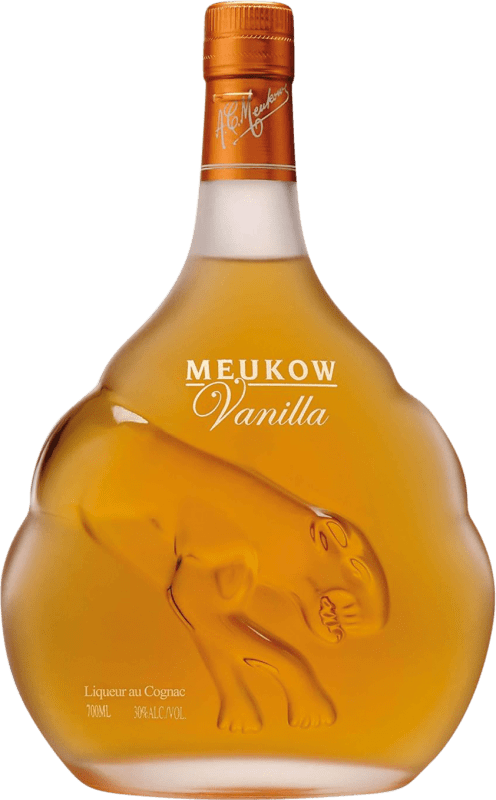 51,95 € Envio grátis | Licores Meukow Vanilla au Cognac França Garrafa 70 cl