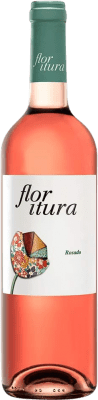 8,95 € Бесплатная доставка | Розовое вино Flor Itura. Rosado I.G.P. Vino de la Tierra de Castilla y León Кастилия-Леон Испания Tempranillo бутылка 75 cl