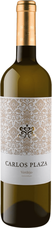 6,95 € 免费送货 | 白葡萄酒 Carlos Plaza 年轻的 埃斯特雷马杜拉 西班牙 Verdejo — 维德霍 75 cl