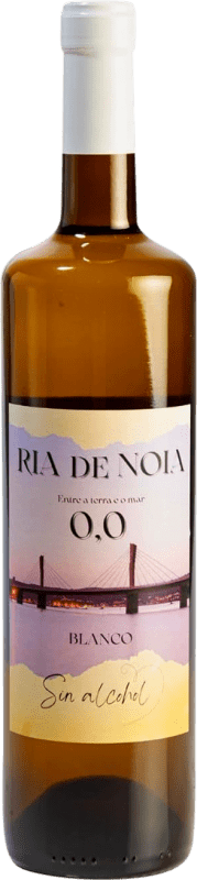 11,95 € 免费送货 | 白酒 Ría de Noia Blanco 甜美 加利西亚 西班牙 Tempranillo 瓶子 75 cl 不含酒精