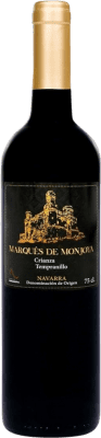 16,95 € Envio grátis | Vinho Tinto Marqués de Monjoya Crianza D.O. Navarra Navarra Espanha 75 cl
