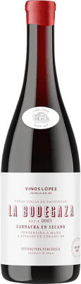 15,95 € Envío gratis | Vino tinto Vinos López Bodegaza I.G.P. Vino de la Tierra de Valdejalón Aragón España Garnacha Botella 75 cl