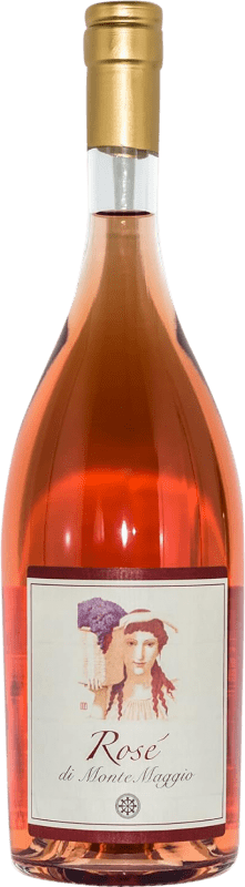 22,95 € Free Shipping | Rosé wine Montemaggio Rosé Ecológico Dry I.G.T. Toscana Tuscany Italy Sangiovese Organic Bottle 75 cl