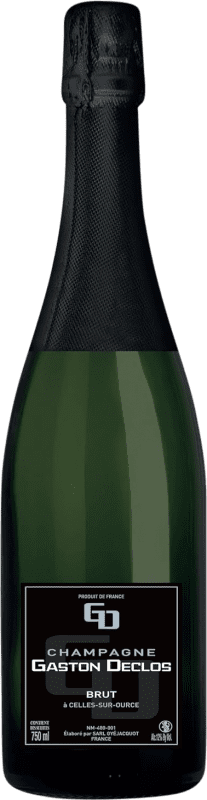 32,95 € Бесплатная доставка | Белое игристое Gaston Declos Terroir Argilo Calcaire брют A.O.C. Champagne шампанское Франция Pinot Black, Chardonnay, Pinot White бутылка 75 cl