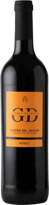23,95 € Бесплатная доставка | Красное вино García Delgado Дуб D.O. Ribera del Duero Кастилия-Леон Испания Tempranillo — Темпранильо 75 cl