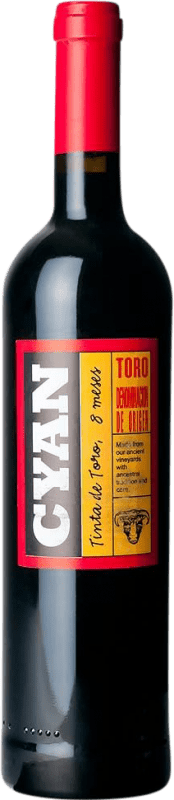 43,95 € Envío gratis | Vino tinto Matarromera Cyan Cyanopica Roble Castilla y León España Tempranillo Botella 75 cl