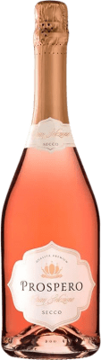 6,95 € Envío gratis | Espumoso rosado Pagos del Rey Prospero Método Charmat Rosado Seco España Tempranillo Botella 75 cl