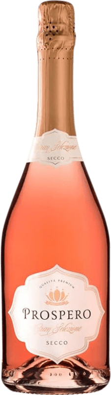 8,95 € Envio grátis | Espumante rosé Pagos del Rey Prospero Método Charmat Rosado Seco Espanha Tempranillo Garrafa 75 cl