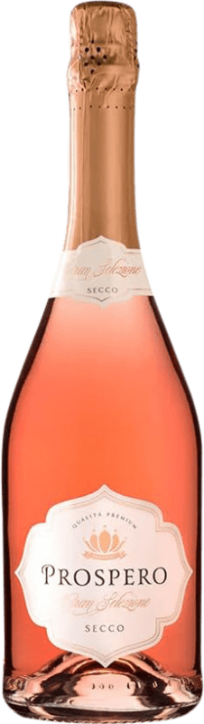 8,95 € Free Shipping | Rosé Sparkling Wine Pagos del Rey Prospero Método Charmat Seco — Dry Spain Tempranillo 75 cl
