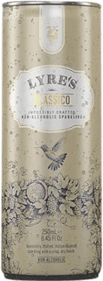 78,95 € Envio grátis | Caixa de 24 unidades Licores Lyre's Classico Premium Países Baixos Garrafa Pequena 25 cl Sem Álcool