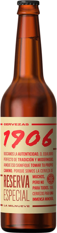 45,95 € Spedizione Gratuita | Scatola da 12 unità Birra Estrella Galicia 1906 Lager, Speciale, Extra Riserva Galizia Spagna Bottiglia Medium 50 cl