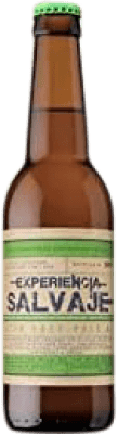 34,95 € Kostenloser Versand | 6 Einheiten Box Bier Mica Experiencia Salvaje Artesanal Pale Ale Spanien Drittel-Liter-Flasche 33 cl