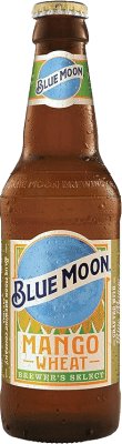 22,95 € Free Shipping | 12 units box Beer Blue Moon Mango Wheat Czech Republic One-Third Bottle 33 cl