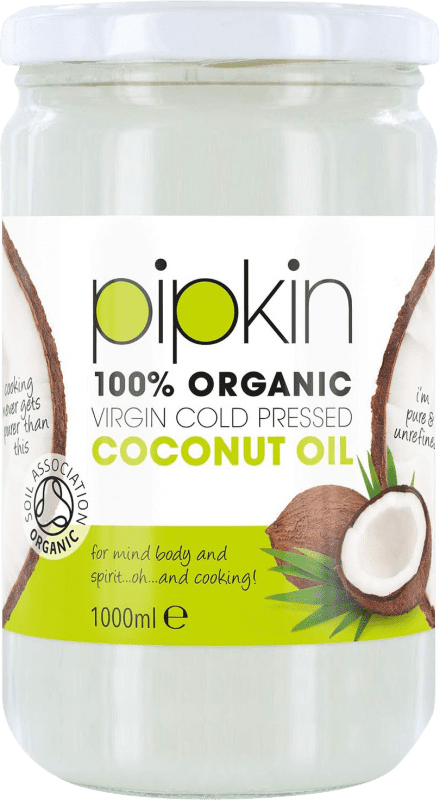 27,95 € Spedizione Gratuita | Olio da Cucina Pipkin Coco Virgen Extra Orgánico Turchia Bottiglia 1 L