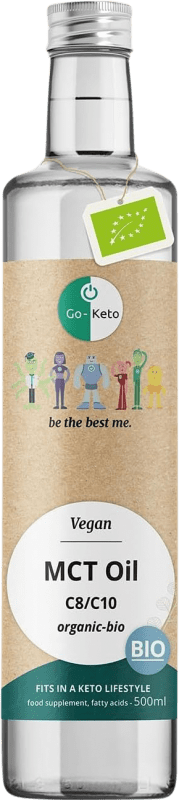 32,95 € Envoi gratuit | Huile Végétale Go-Keto MCT C8 C10 Pays-Bas Bio — Écologique Bouteille Medium 50 cl