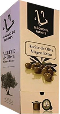 45,95 € Envío gratis | Caja de 170 unidades Aceite de Oliva Señorío de Fuentes Virgen Extra España Monodosis 1 cl