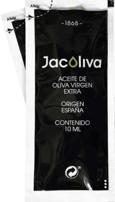 68,95 € Free Shipping | 300 units box Olive Oil Jacoliva. Virgen Extra Manzanilla Estremadura Spain Single Doses 1 cl