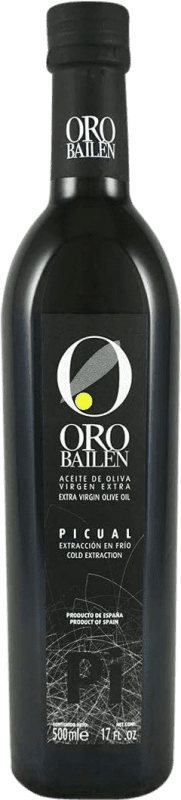 17,95 € Envío gratis | Aceite de Oliva Oro Bailén Virgen Extra España Botella Medium 50 cl