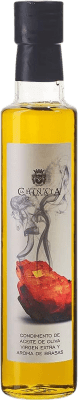 8,95 € Envío gratis | Aceite de Oliva La Chinata Virgen Extra Brasas España Botellín 25 cl