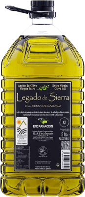 144,95 € Envío gratis | Aceite de Oliva Legado de Sierra. Virgen Extra Sierra de Cazorla Andalucía España Picual Garrafa 5 L