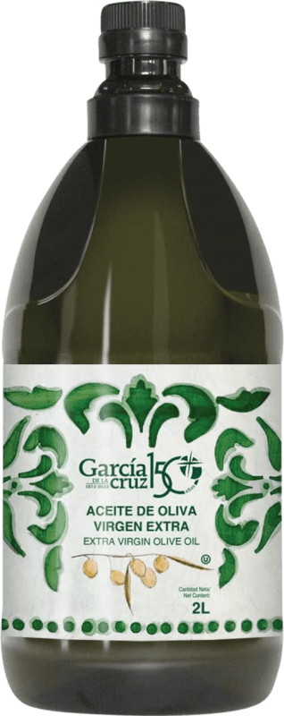 49,95 € 免费送货 | 橄榄油 García de la Cruz EVOO 特级初榨 卡斯蒂利亚 - 拉曼恰 西班牙 塑料桶 2 L PET — 塑料
