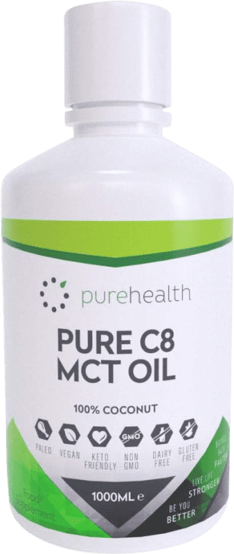 36,95 € 送料無料 | 植物油 Pure Health MCT C8 ドイツ 1 L Coconut — ココナッツ