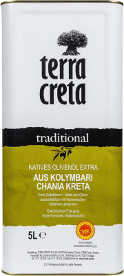 145,95 € Spedizione Gratuita | Olio d'Oliva Terra Creta Extra Natives Grecia Lattina Speciale 5 L