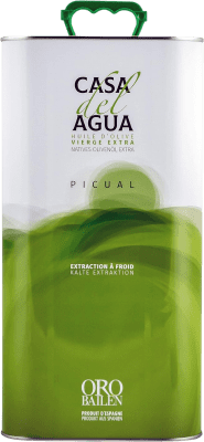 51,95 € Free Shipping | Olive Oil Oro Bailén Casa del Agua EVOO Extra Virgin Andalusia Spain Picual Special Can 5 L