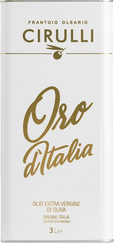 79,95 € Envío gratis | Aceite de Oliva Frantoio Oleario Cirulli Virgen Extra Italia Lata Especial 3 L