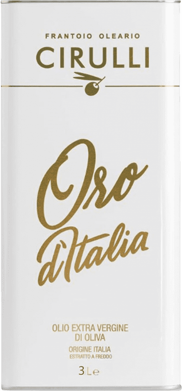79,95 € Envoi gratuit | Huile d'Olive Frantoio Oleario Cirulli Oro d'Italia Virgen Extra Italie Boîte Métallique Spéciale 3 L